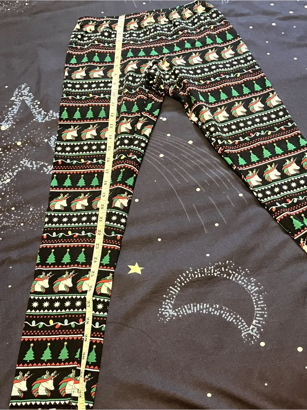 Girls XXL(18) Holiday Time Green & Red Christmas Top & XL(14-16) leggings set
